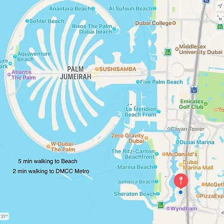 Luxury Room With Marina View Close To Jbr Beach And Metro With Shared Kitchen Дубай Екстер'єр фото